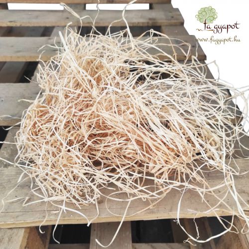 Natural wood wool